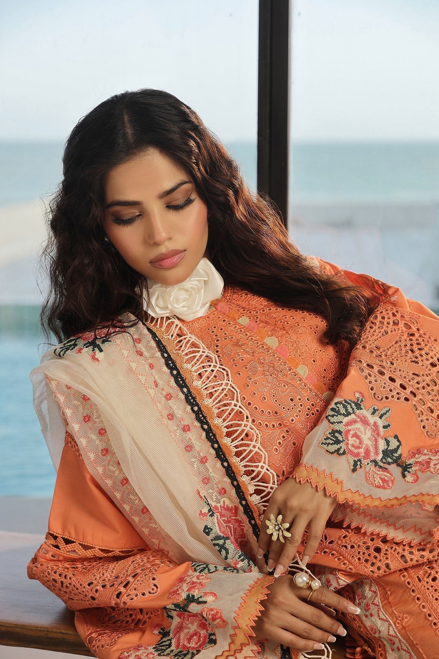 Maryam Hussain | Luxury Lawn 24 | XURI - House Of Anaya