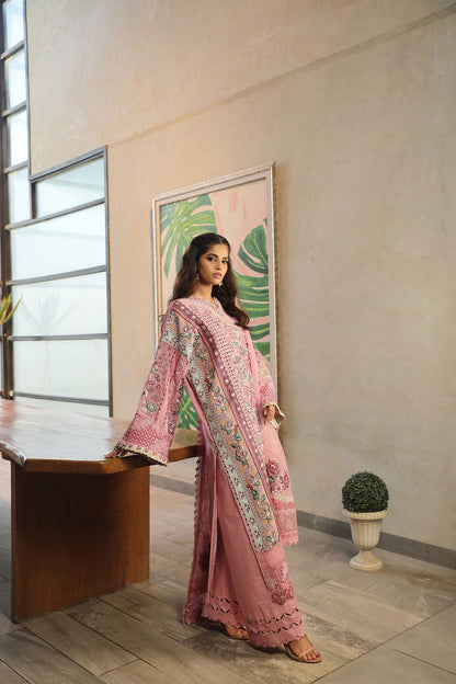 Maryam Hussain | Luxury Lawn 24 | CORAL - House Of Anaya