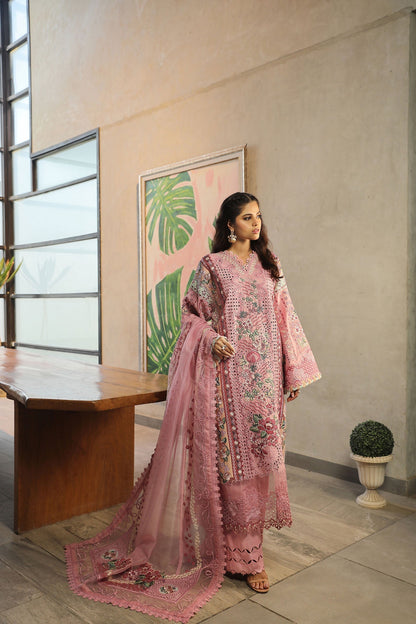 Maryam Hussain | Luxury Lawn 24 | CORAL - House Of Anaya