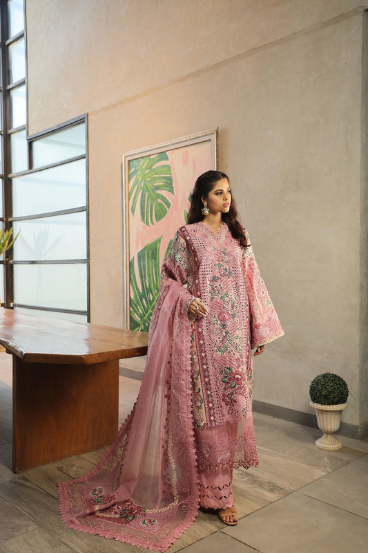 Maryam Hussain | Luxury Lawn 24 | CORAL - House Of Anaya