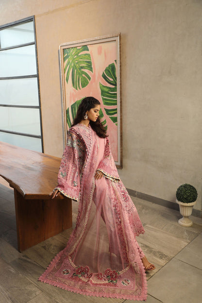 Maryam Hussain | Luxury Lawn 24 | CORAL - House Of Anaya