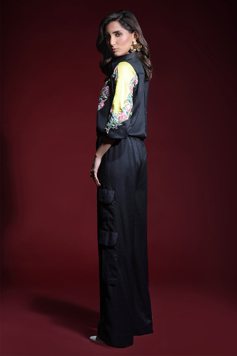 Wardha Saleem | Luxury Pret Fusion Wear | ONYX CORD-SET (2PC) - House Of Anaya