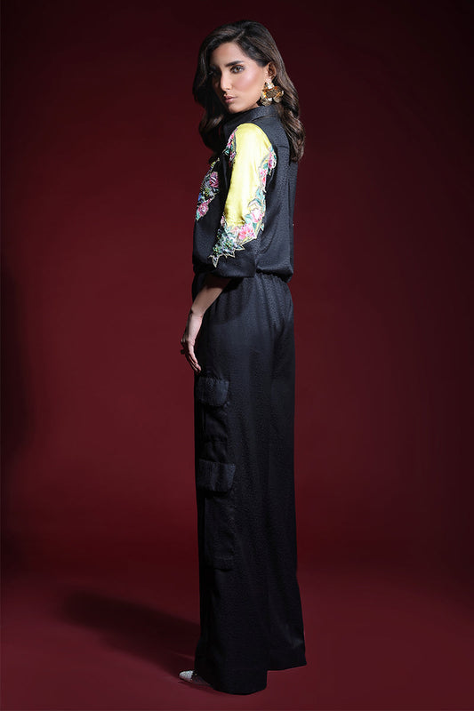 Wardha Saleem | Luxury Pret Fusion Wear | ONYX CORD-SET (2PC) - House Of Anaya