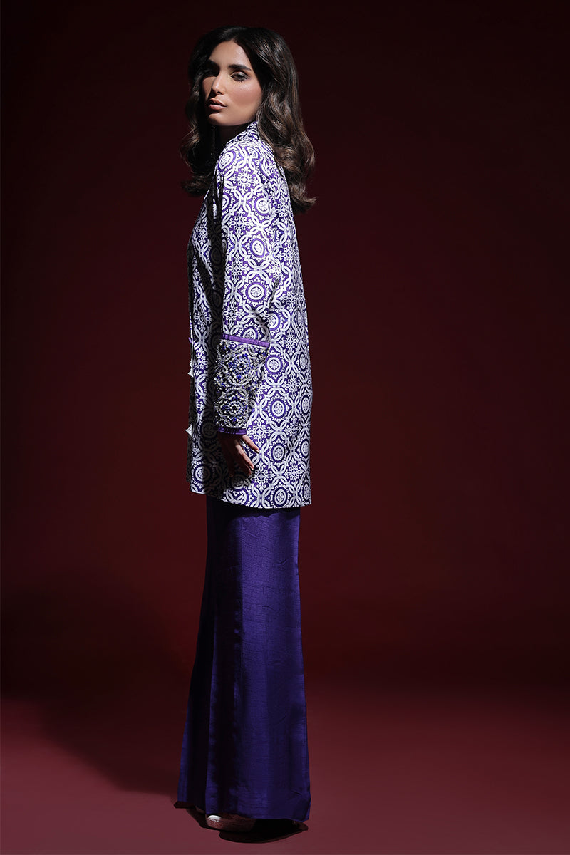 Wardha Saleem | Luxury Pret Fusion Wear | SAPHIR FORMAL CORD-SET (2PC) - House Of Anaya