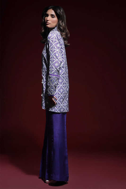Wardha Saleem | Luxury Pret Fusion Wear | SAPHIR FORMAL CORD-SET (2PC) - House Of Anaya