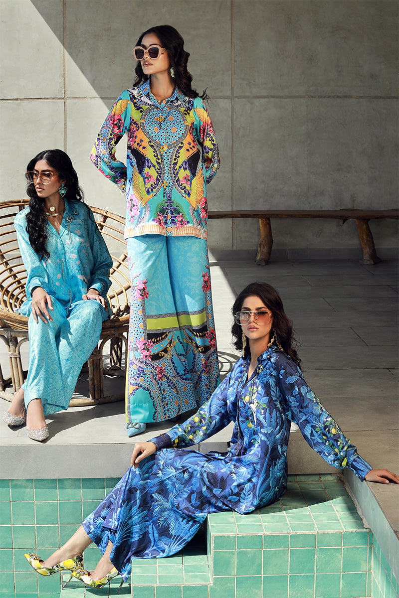 Wardha Saleem | Luxury Pret Fusion Wear | FLORA (2PC) - House Of Anaya