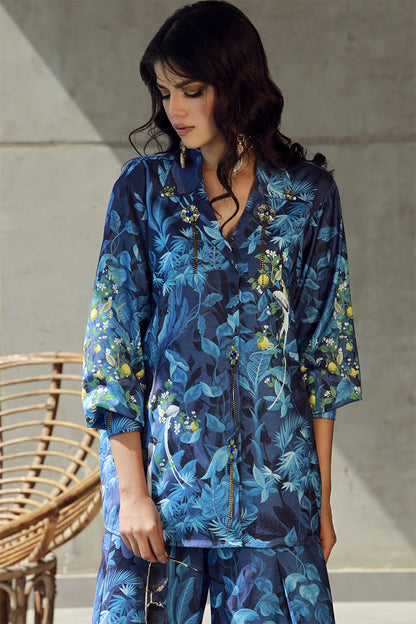 Wardha Saleem | Luxury Pret Fusion Wear | FLORA (2PC) - House Of Anaya