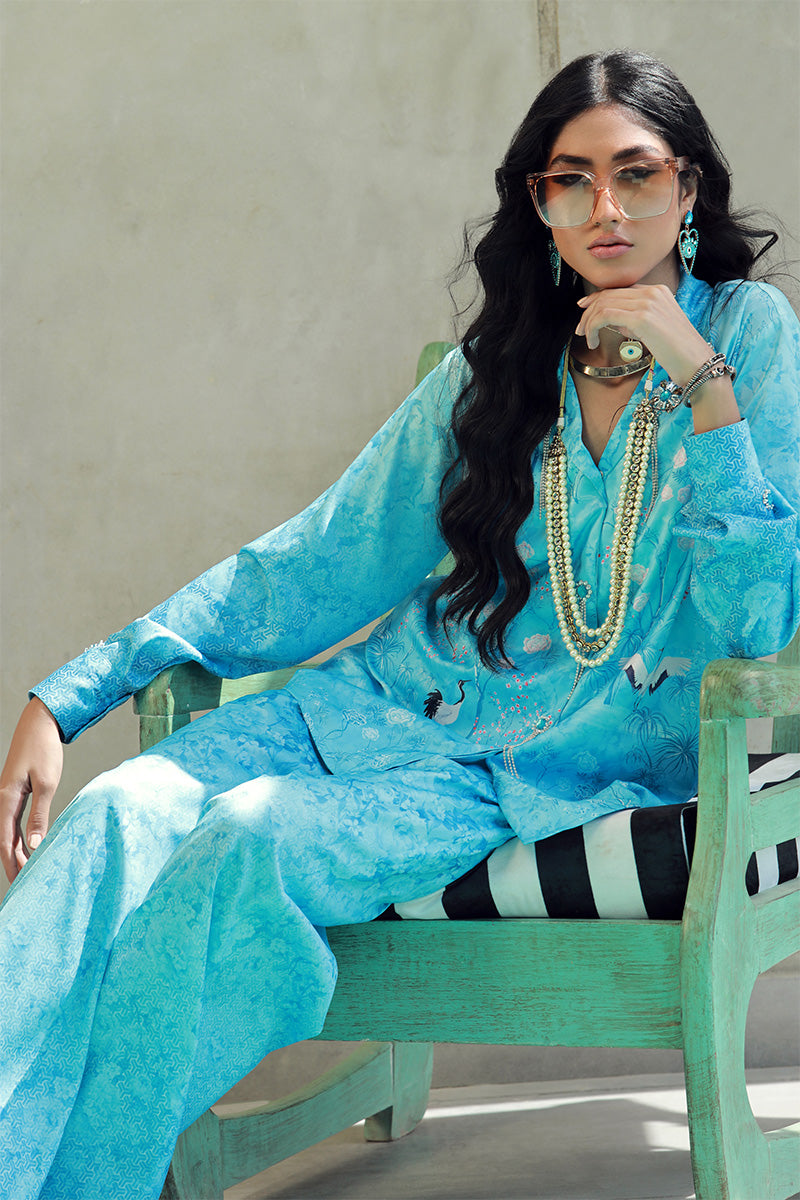 Wardha Saleem | Luxury Pret Fusion Wear | SKYE (2PC) - House Of Anaya