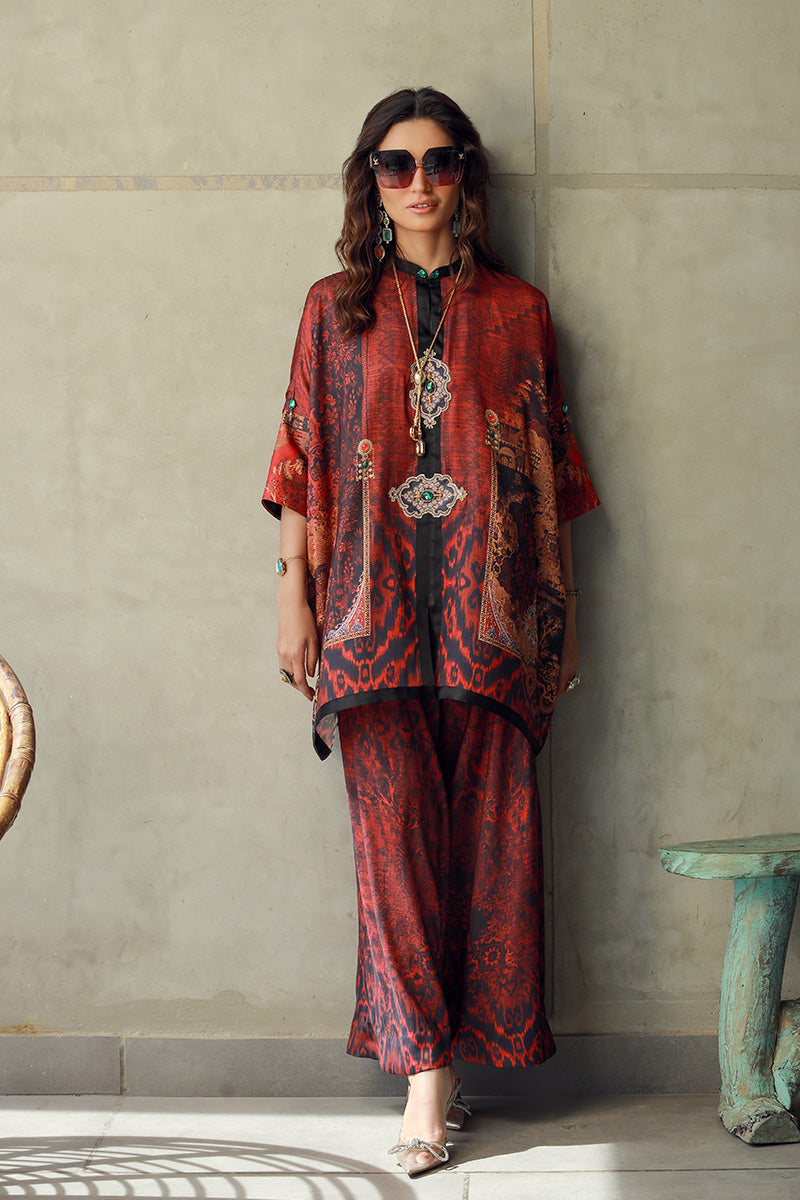 Wardha Saleem | Luxury Pret Fusion Wear | HAZEL (2PC) - House Of Anaya