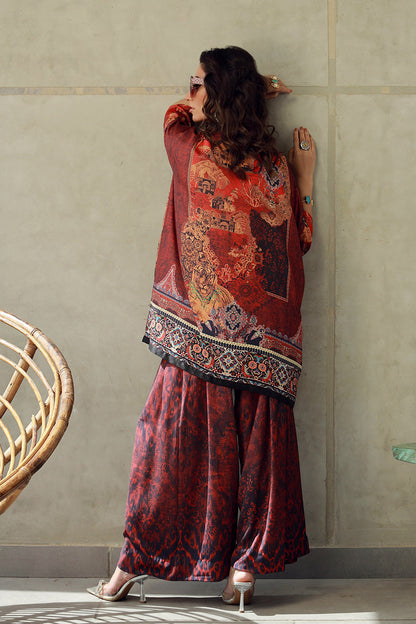Wardha Saleem | Luxury Pret Fusion Wear | HAZEL (2PC) - House Of Anaya