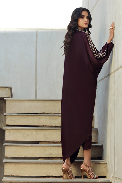 Wardha Saleem | Luxury Pret Fusion Wear | KHLOE (2PC) - House Of Anaya