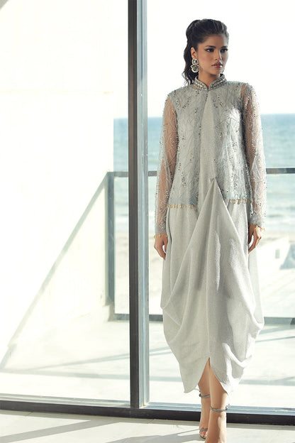 Wardha Saleem | Luxury Pret Fusion Wear | PEARL (2PC) - House Of Anaya
