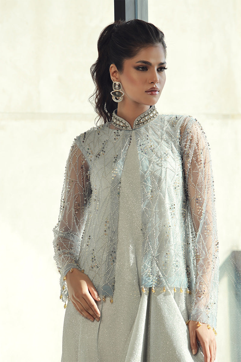 Wardha Saleem | Luxury Pret Fusion Wear | PEARL (2PC) - House Of Anaya