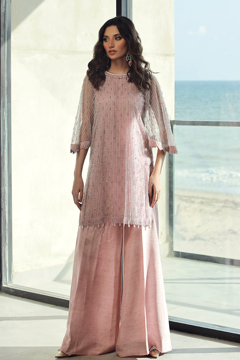 Wardha Saleem | Luxury Pret Fusion Wear | AVA (2PC) - House Of Anaya