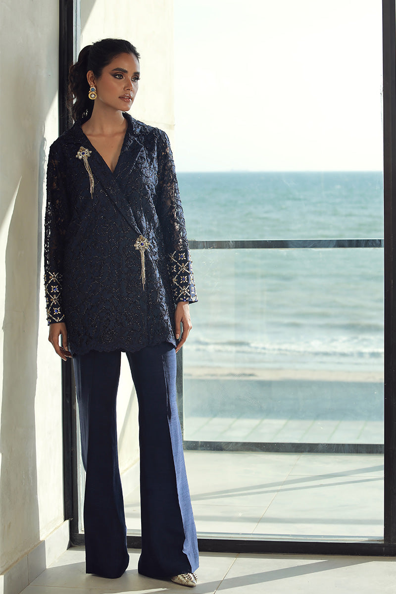 Wardha Saleem | Luxury Pret Fusion Wear | RENNE (2PC) - House Of Anaya