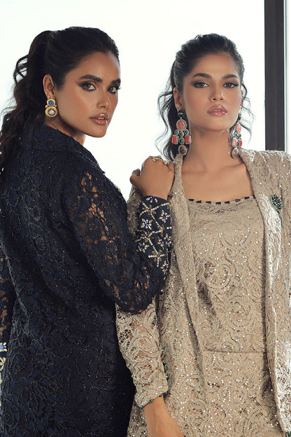 Wardha Saleem | Luxury Pret Fusion Wear | GIA (3PC) - House Of Anaya