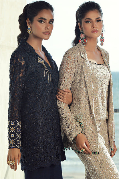 Wardha Saleem | Luxury Pret Fusion Wear | GIA (3PC) - House Of Anaya