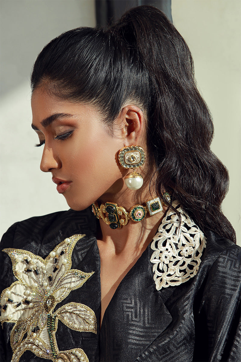 Wardha Saleem | Luxury Pret Fusion Wear | KIERA (2PC) - House Of Anaya