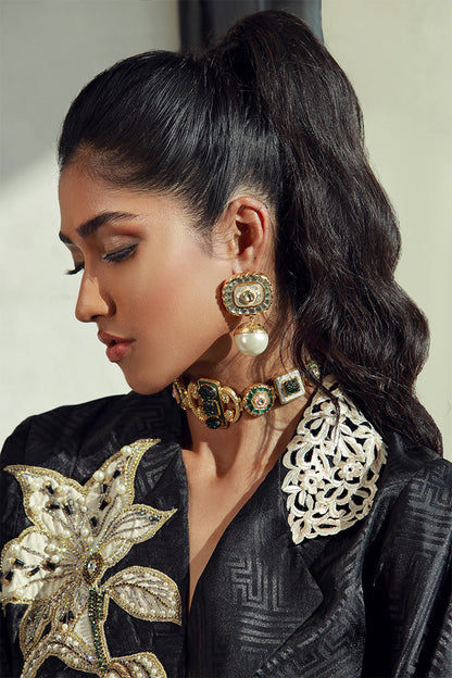 Wardha Saleem | Luxury Pret Fusion Wear | KIERA (2PC) - House Of Anaya