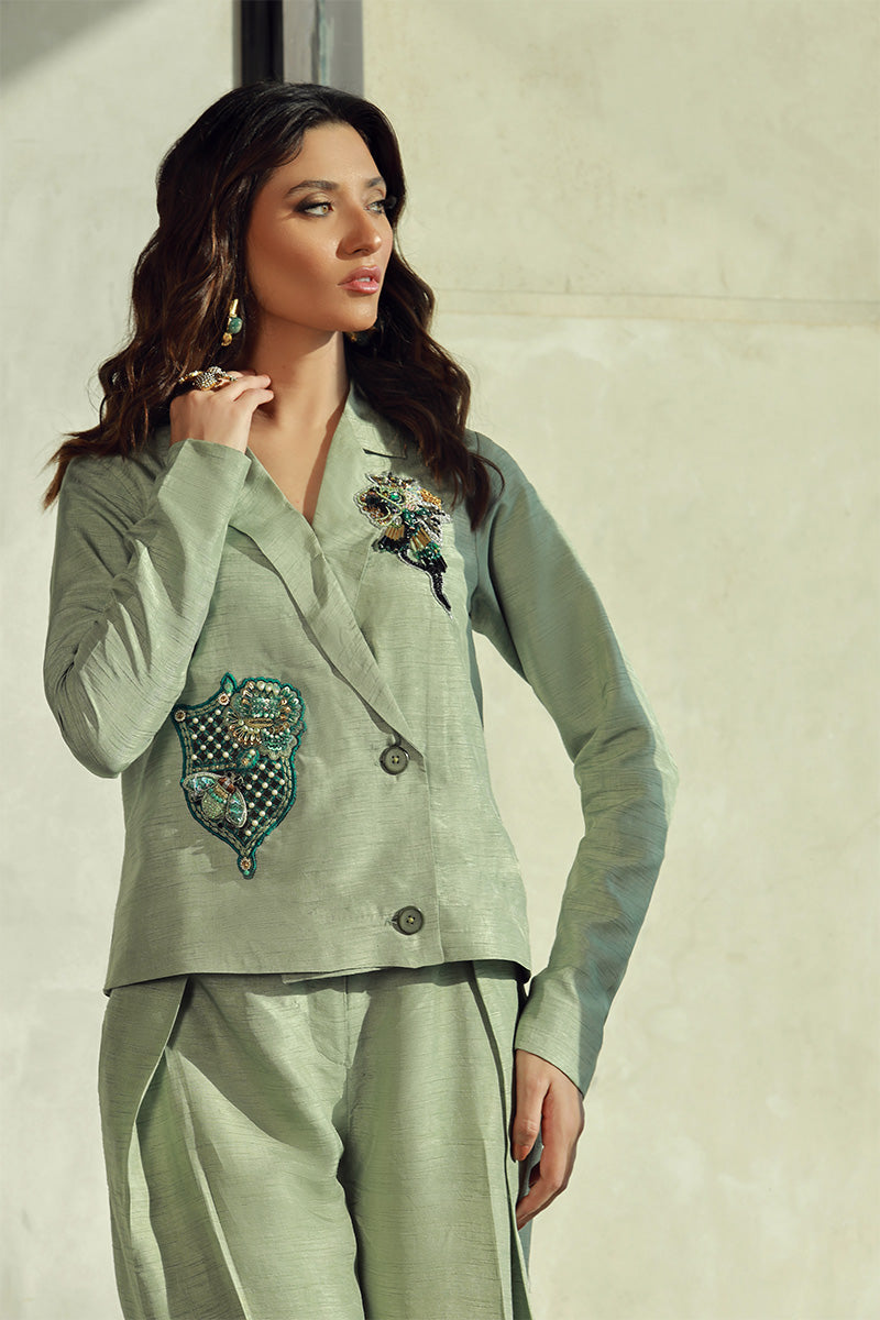 Wardha Saleem | Luxury Pret Fusion Wear | JULIA (2PC) - House Of Anaya