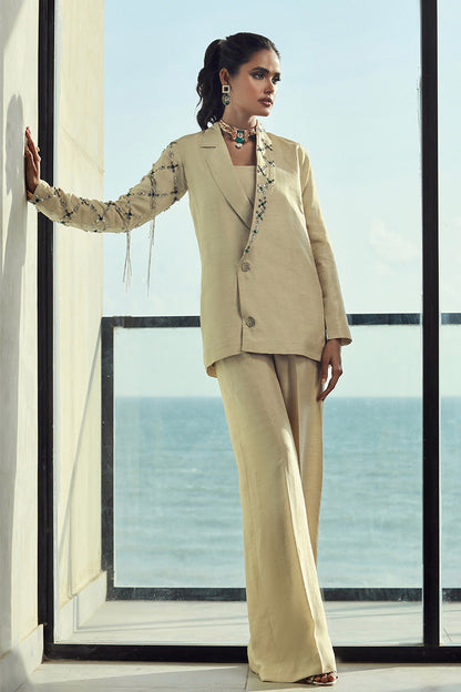 Wardha Saleem | Luxury Pret Fusion Wear | CLARA (2PC) - House Of Anaya