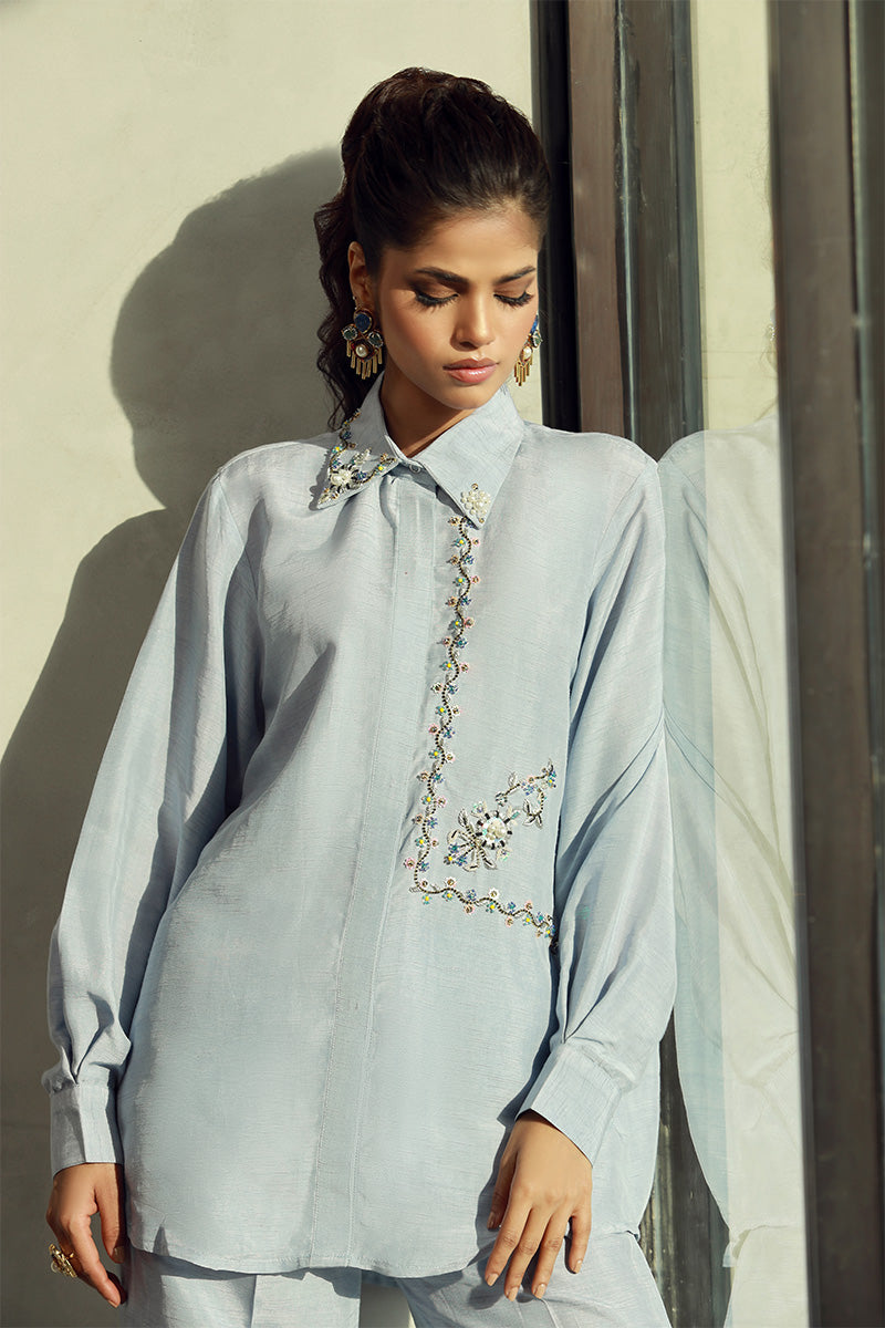 Wardha Saleem | Luxury Pret Fusion Wear | ELLA (2PC) - House Of Anaya