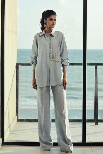 Wardha Saleem | Luxury Pret Fusion Wear | ELLA (2PC) - House Of Anaya