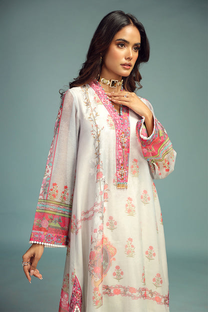 Wardha Saleem | Luxury Pret Traditional Wear | GUL BAHAAR SHIRT WITH DUPATTA (2 PC) - House Of Anaya