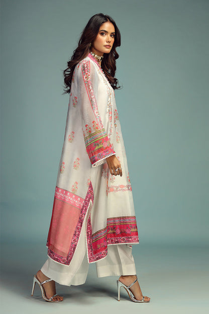 Wardha Saleem | Luxury Pret Traditional Wear | GUL BAHAAR SHIRT WITH DUPATTA (2 PC) - House Of Anaya
