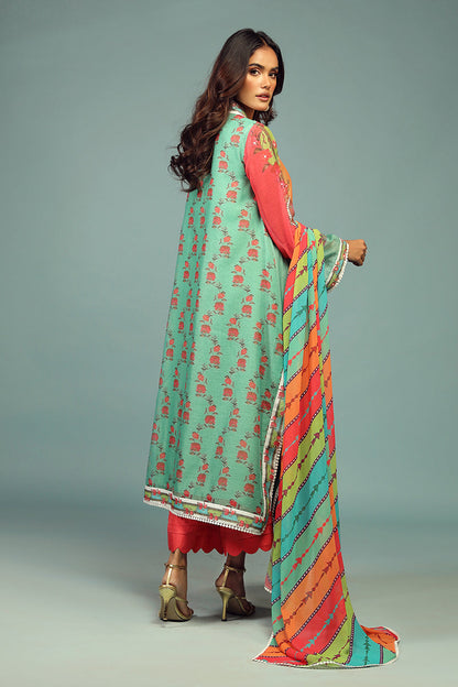 Wardha Saleem | Luxury Pret Traditional Wear | AFSANEH SHIRT WITH DUPATTA ( 2 PC) - House Of Anaya