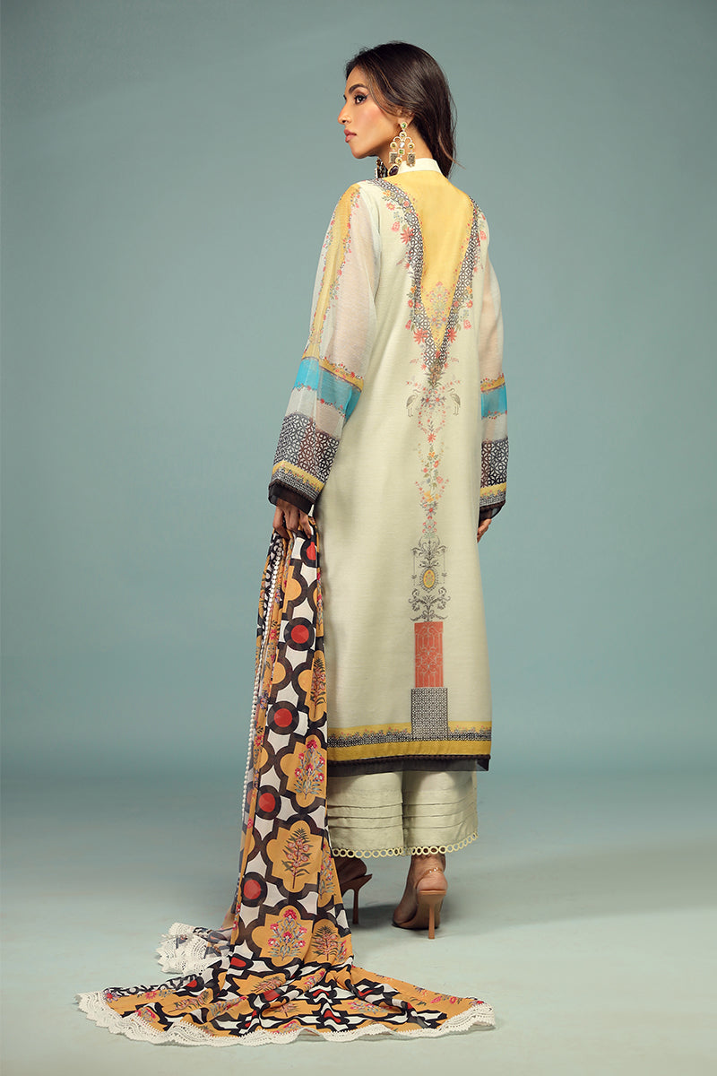 Wardha Saleem | Luxury Pret Traditional Wear | BARAHDARI SHIRT WITH DUPATTA ( 2 PC) - House Of Anaya