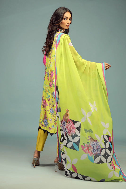 Wardha Saleem | Luxury Pret Traditional Wear | SHIKARGAH SHIRT WITH DUPATTA ( 2 PC) - House Of Anaya