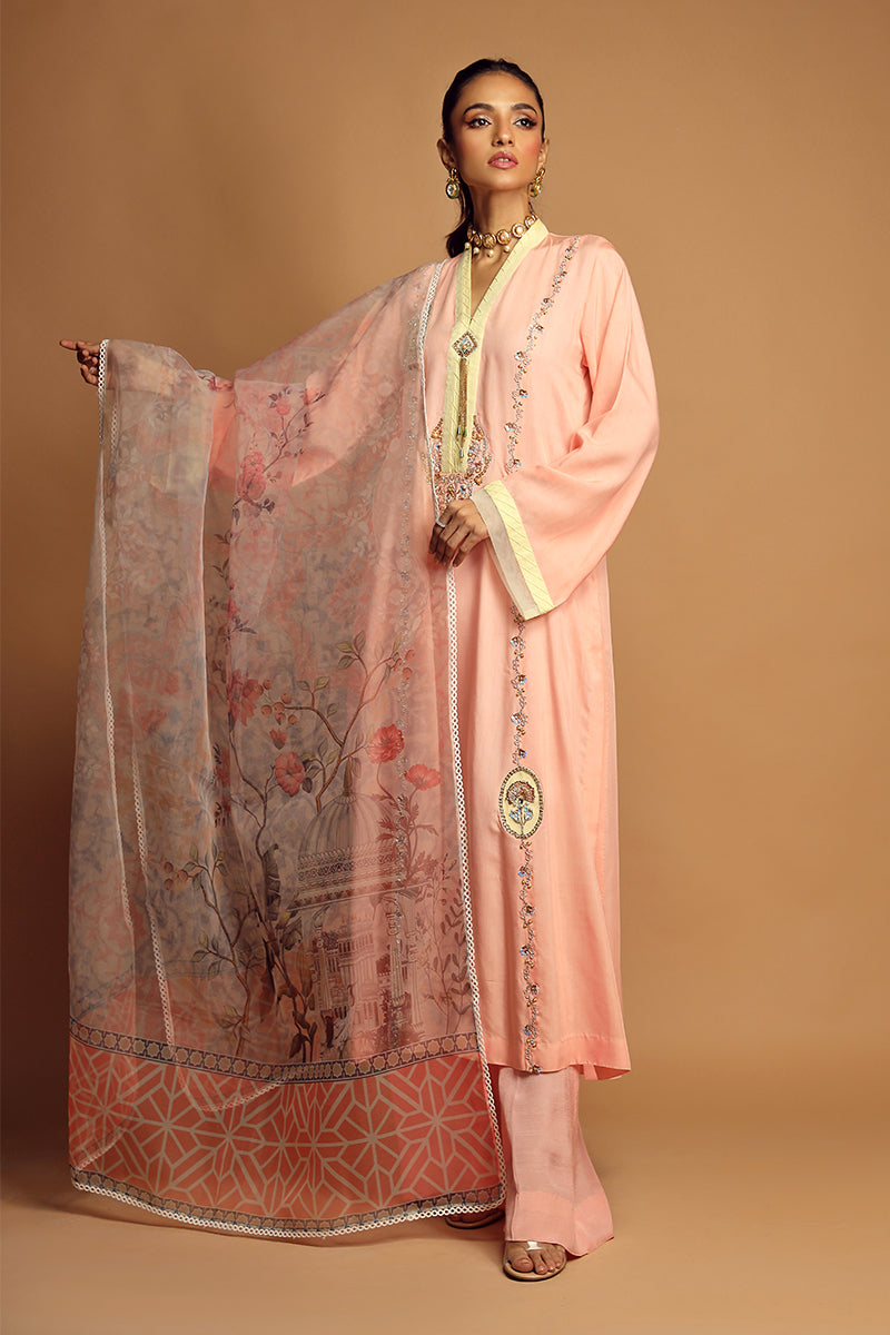 Wardha Saleem | Luxury Pret Traditional Wear | ALLURE (2PC) - House Of Anaya
