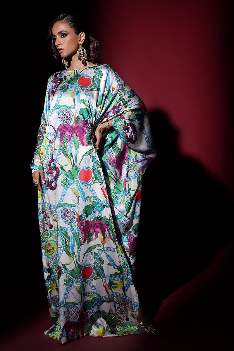 Wardha Saleem | Luxury Pret Fusion Wear | EDEN DRAPE (1PC) - House Of Anaya