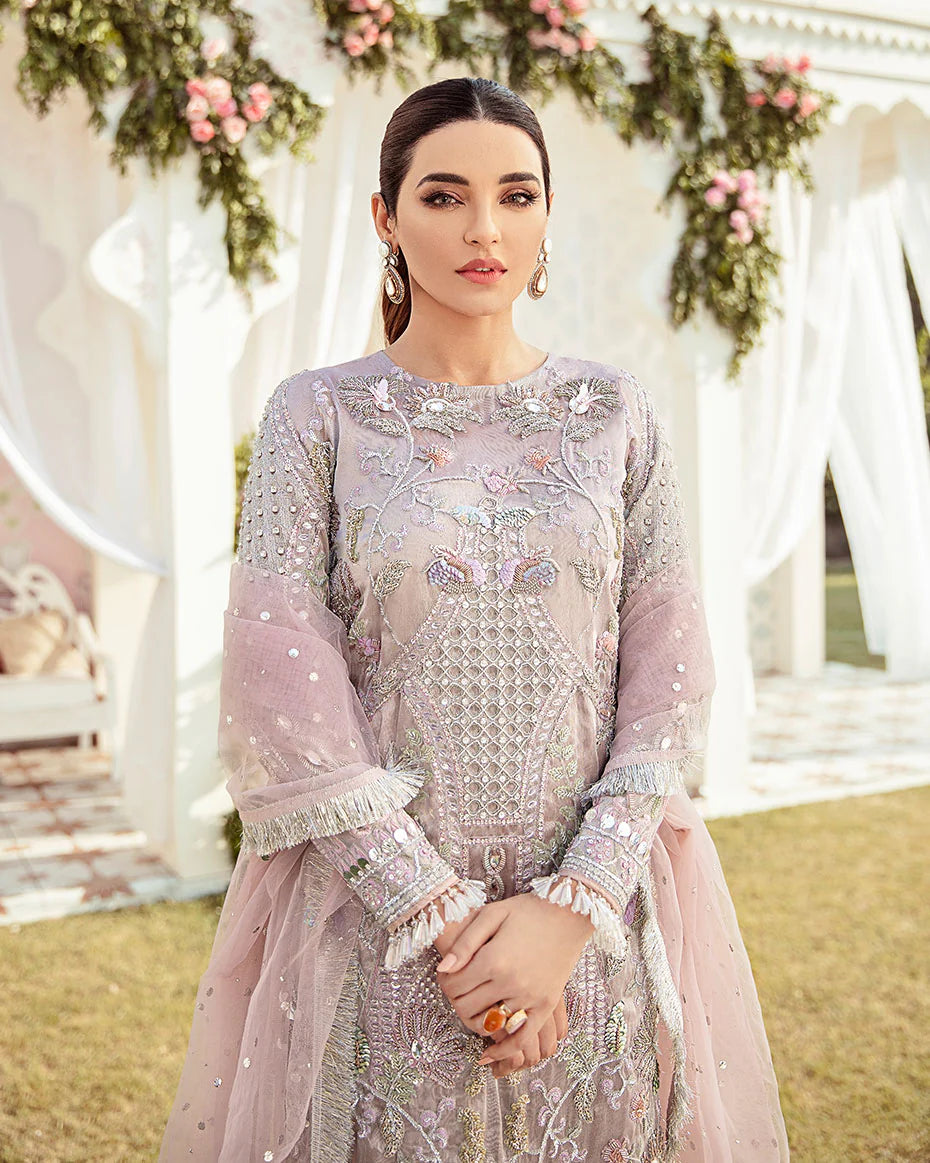 Gulaal | Fleur De Rose | Clair Embroidered Net 3-Piece Suit WS-05