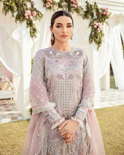 Gulaal | Fleur De Rose | Clair Embroidered Net 3-Piece Suit WS-05