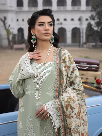Faiza Faisal | Maya Luxury Lawn | Elena - House Of Anaya
