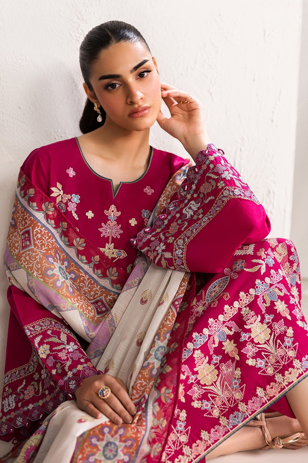Baroque | Embroidered Lawn | SF-4449