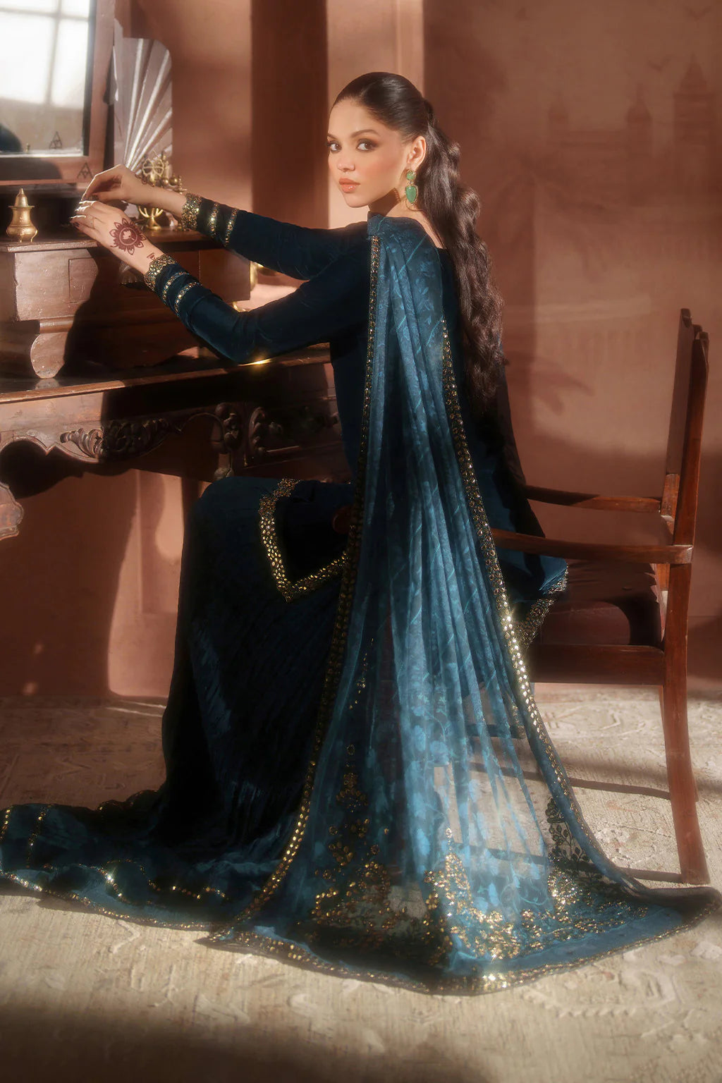 IZNIK | Raagni Velvet Formals | IV-64 Embroidered Velvet