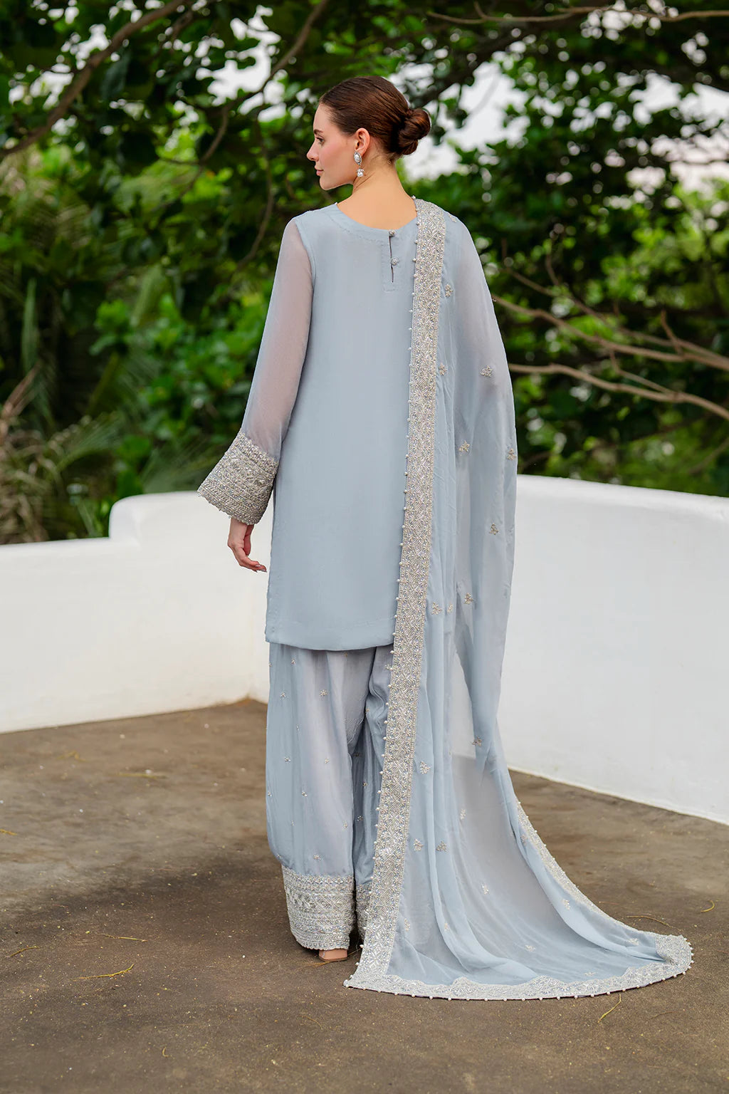 Iznik | Chinon Chiffon | CC-70 Embroidered Chiffon