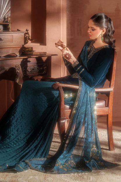 IZNIK | Raagni Velvet Formals | IV-64 Embroidered Velvet
