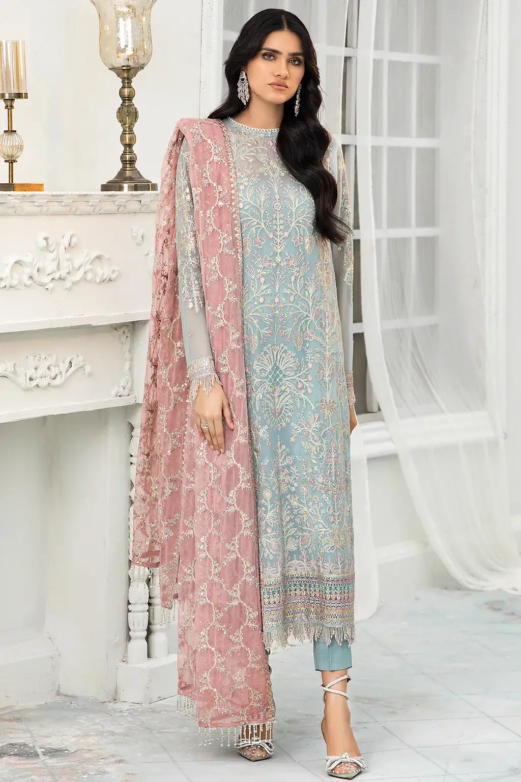 Zarif | DE LUXURY Formals | BLUE MIST - House Of Anaya