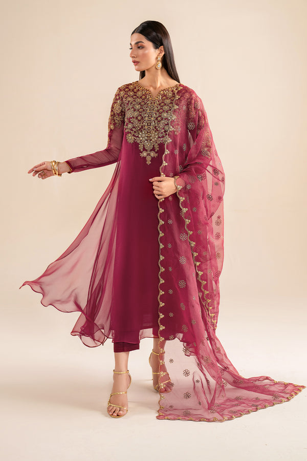 Baroque | Luxury Pret 24 | CHIFFON PR-916 - House Of Anaya