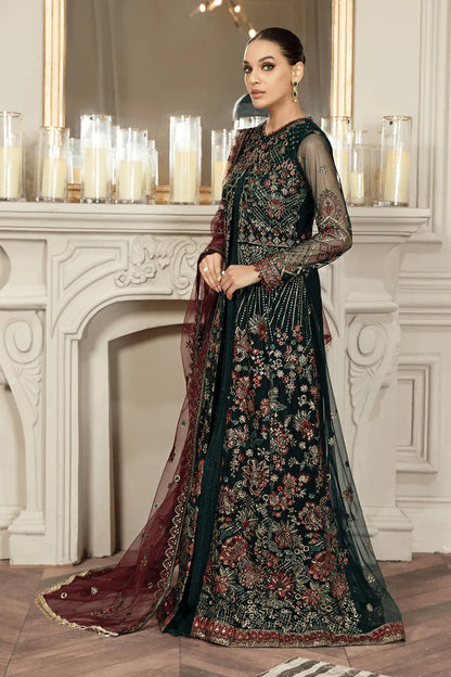 Zarif | Mehroz Formals | PINE GREEN - House Of Anaya