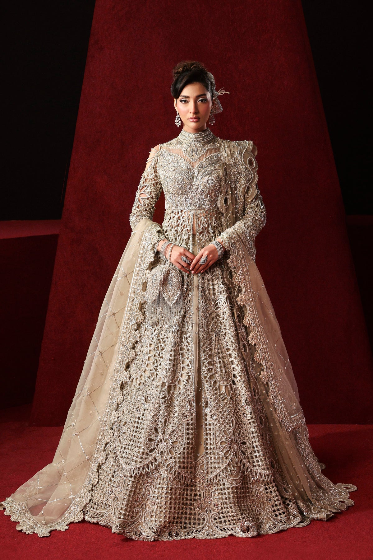 Akbar Aslam | Serena Bridal Edit 26 | Lumina - 5041