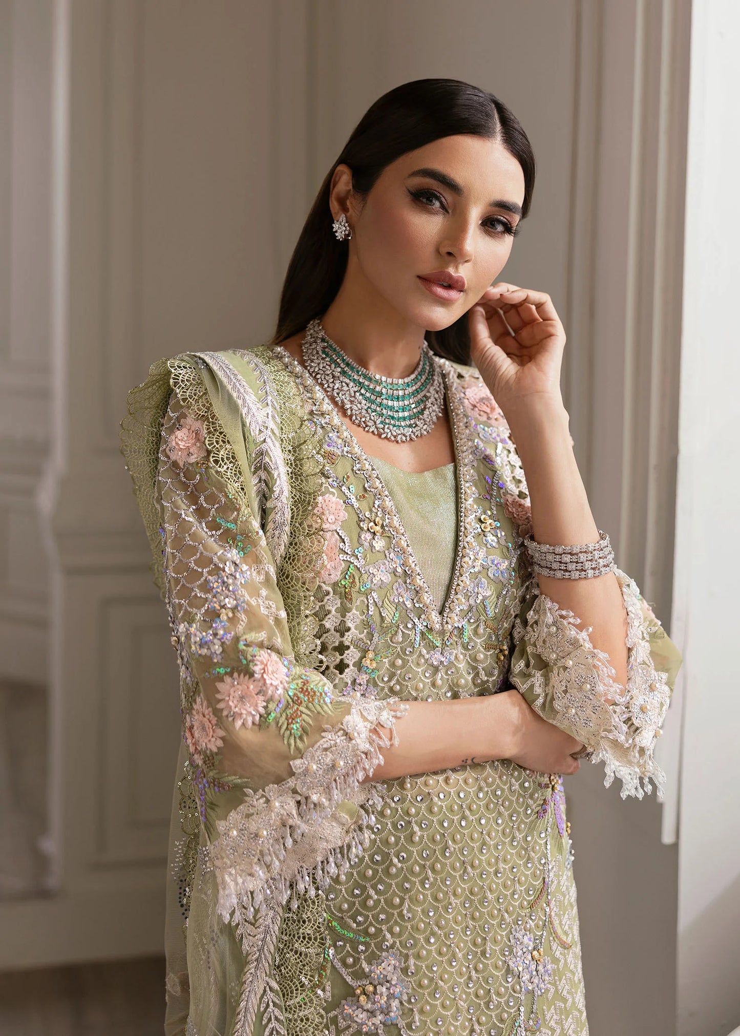 Crimson | CRIMSON X SAIRA SHAKIRA WEDDING '24 | Sparkle Cascade - House Of Anaya  