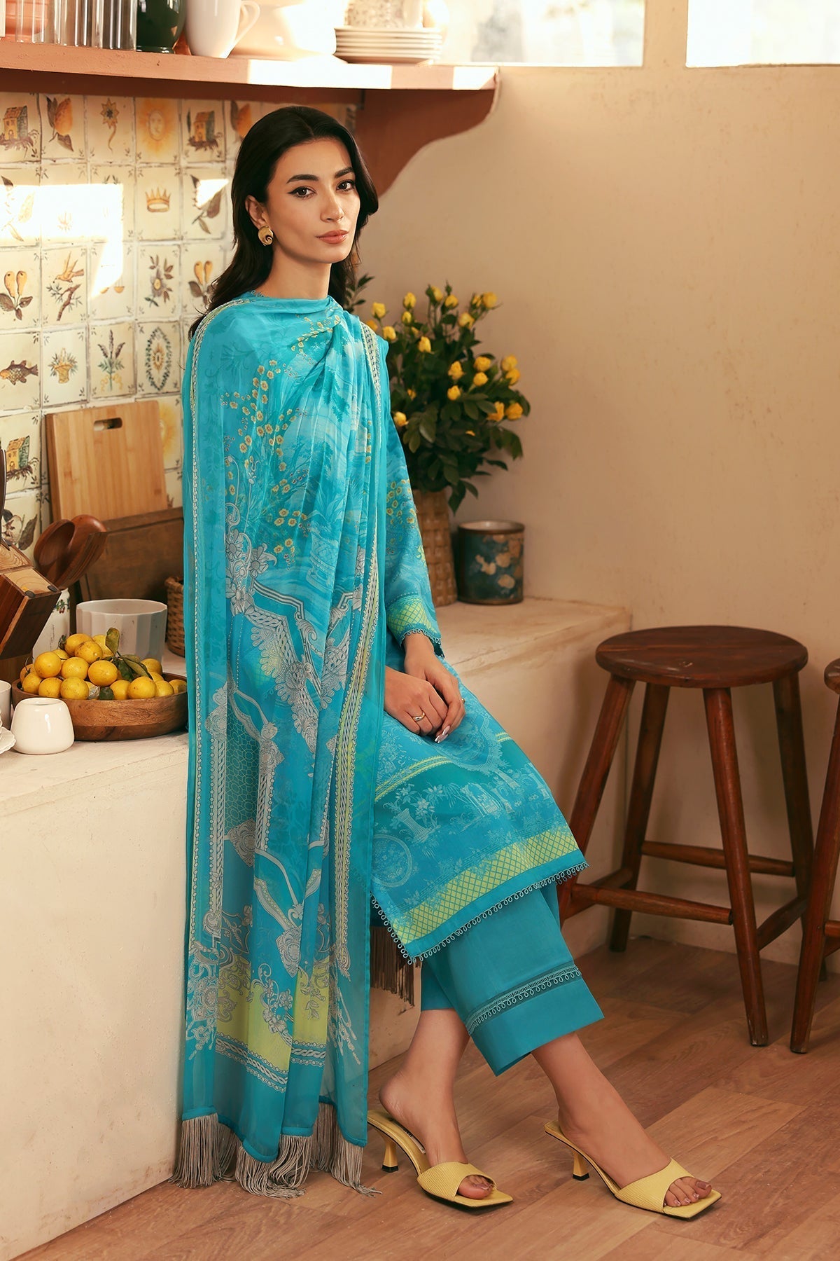 Sahar | Selene 25 | Oceanic Petals - House Of Anaya