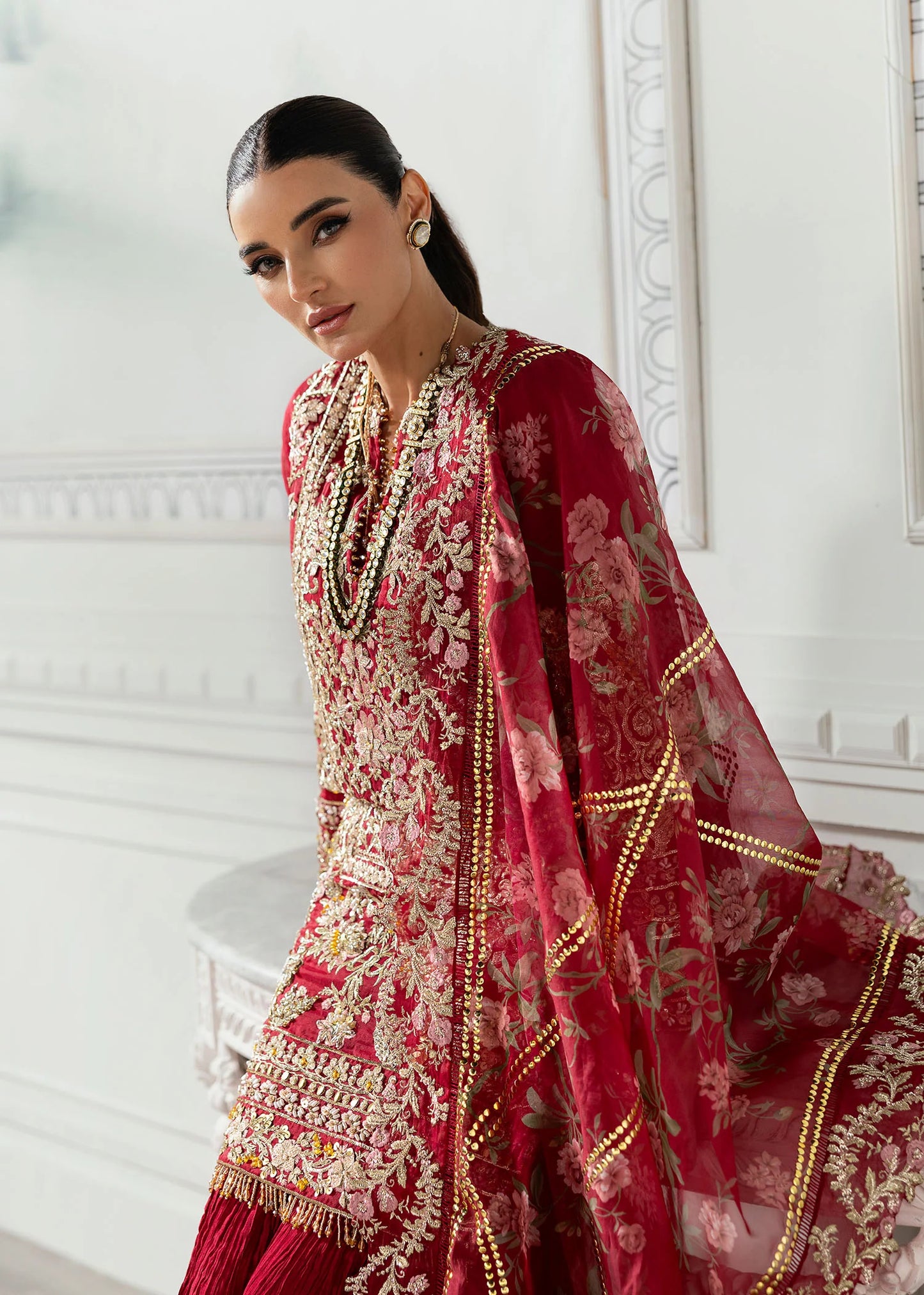 Crimson | CRIMSON X SAIRA SHAKIRA WEDDING '24 | Artisan Story - House Of Anaya  