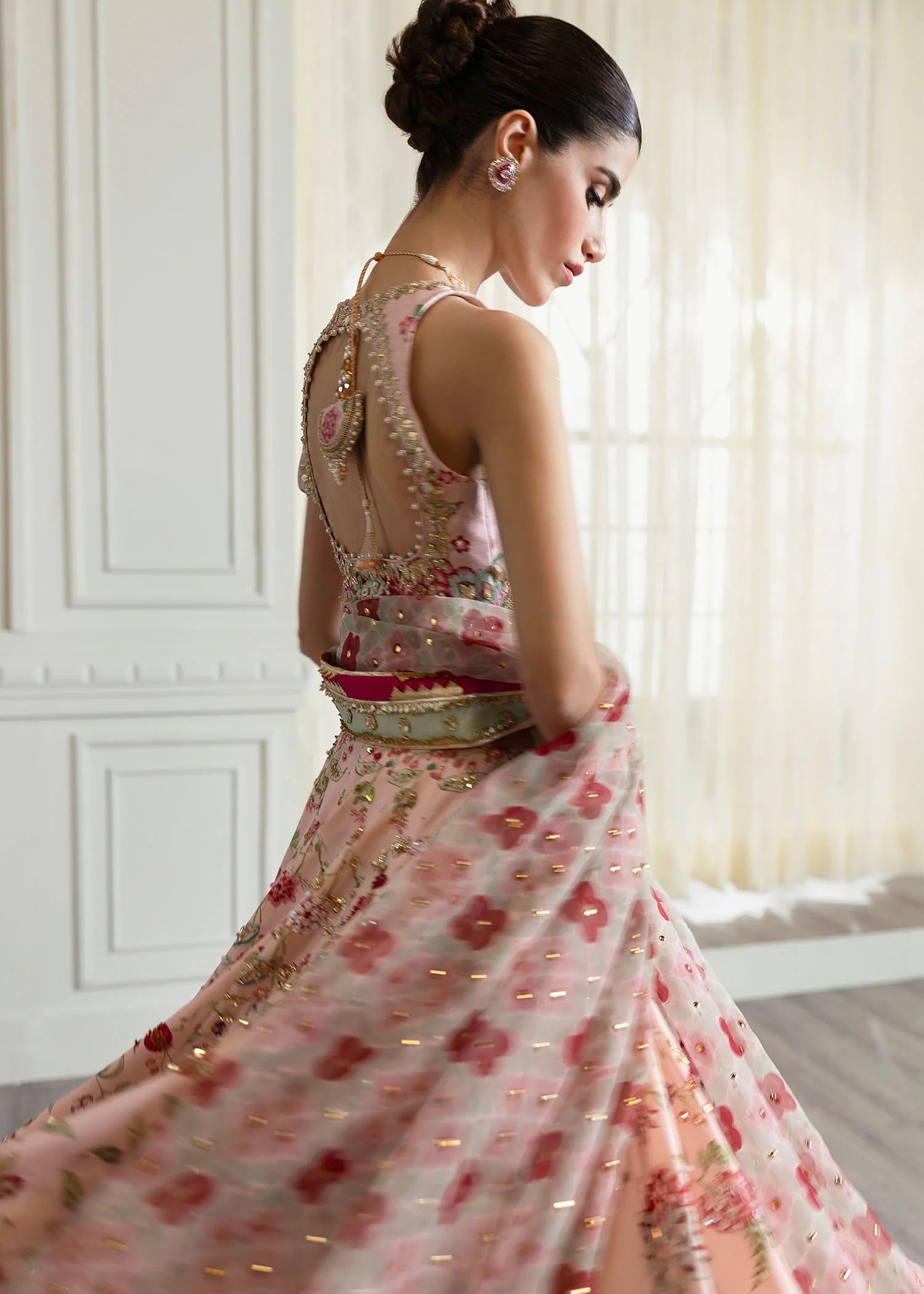 Crimson | CRIMSON X SAIRA SHAKIRA  WEDDING '24 | Chinoiserie Lehnga - House Of Anaya  