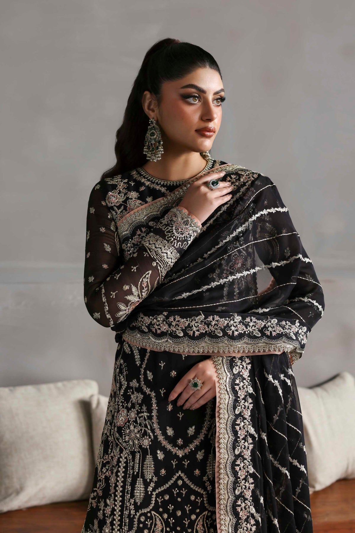 Akbar Aslam | Meeras Luxury Chiffon 25 | Zehmaya